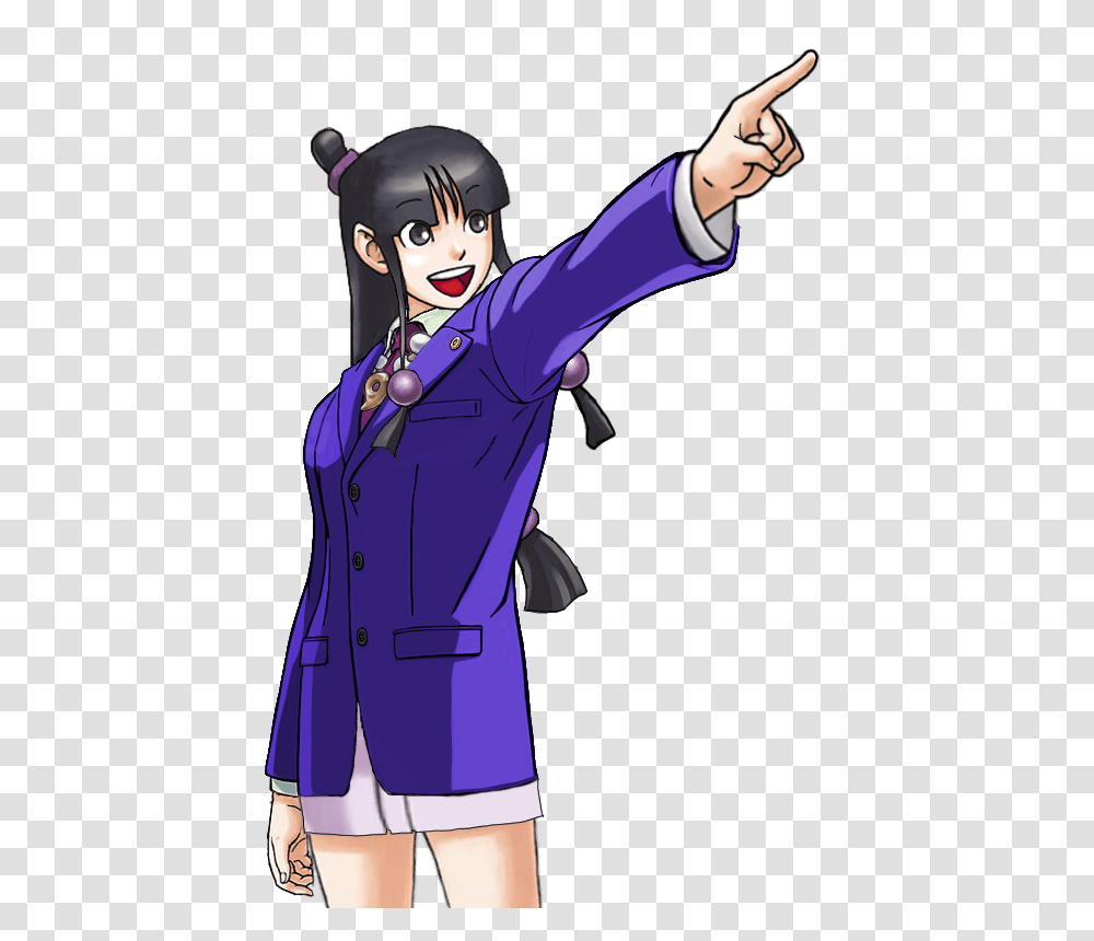 Maya Fey Ace Attorney Aceattorney, Comics, Book, Manga, Person Transparent Png