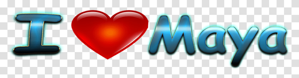 Maya Happy Birthday Name Logo Heart, Light, Trademark Transparent Png
