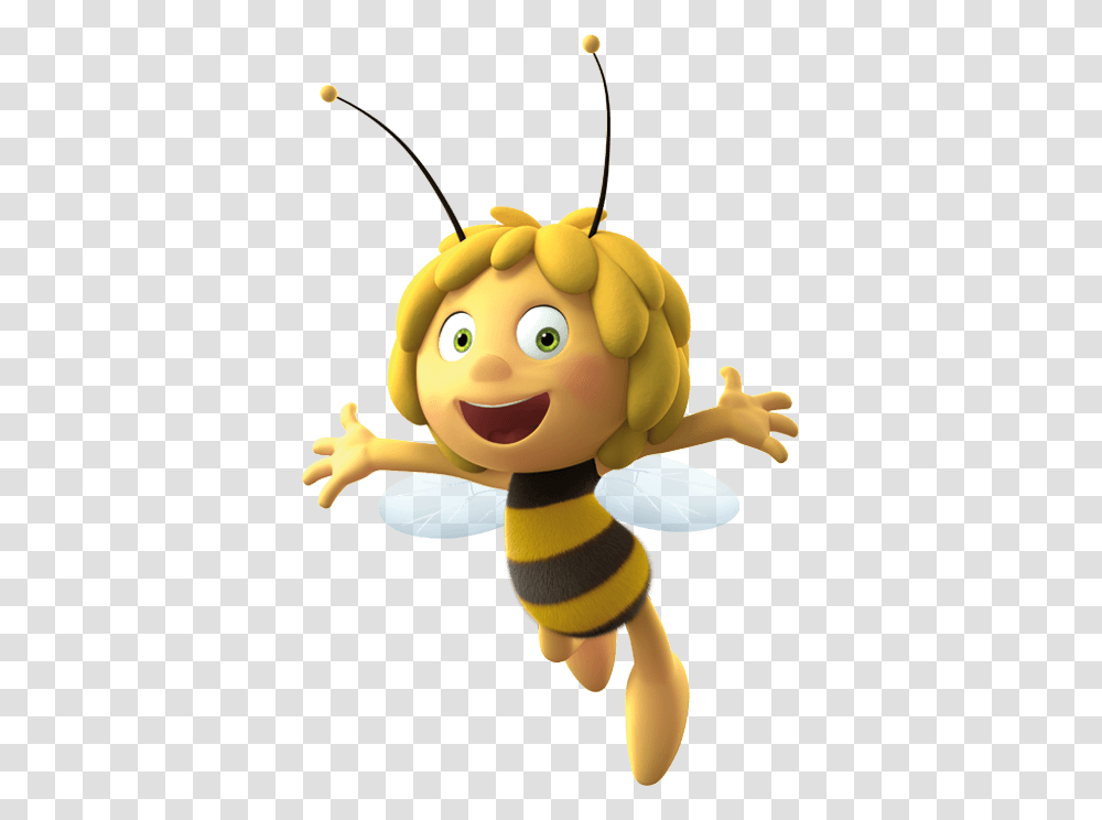 Maya Happy Maya The Bee, Toy, Plush, Animal, Invertebrate Transparent Png