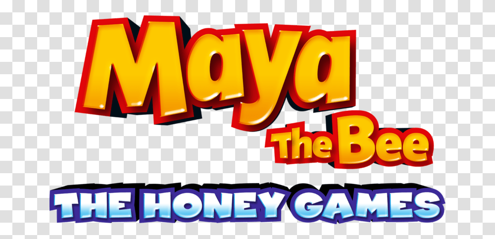 Maya The Bee 2 Maya The Bee Honey Games Maya, Word, Text, Meal, Food Transparent Png