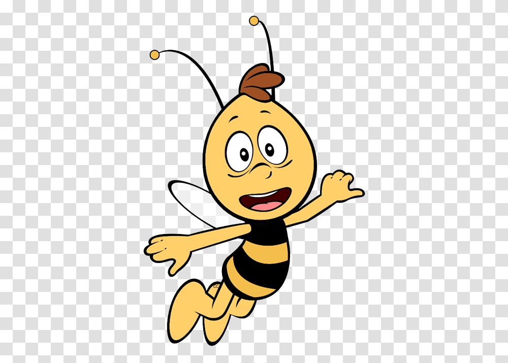 Maya The Bee Clip Art Cartoon Clip Art, Animal, Insect, Invertebrate, Honey Bee Transparent Png