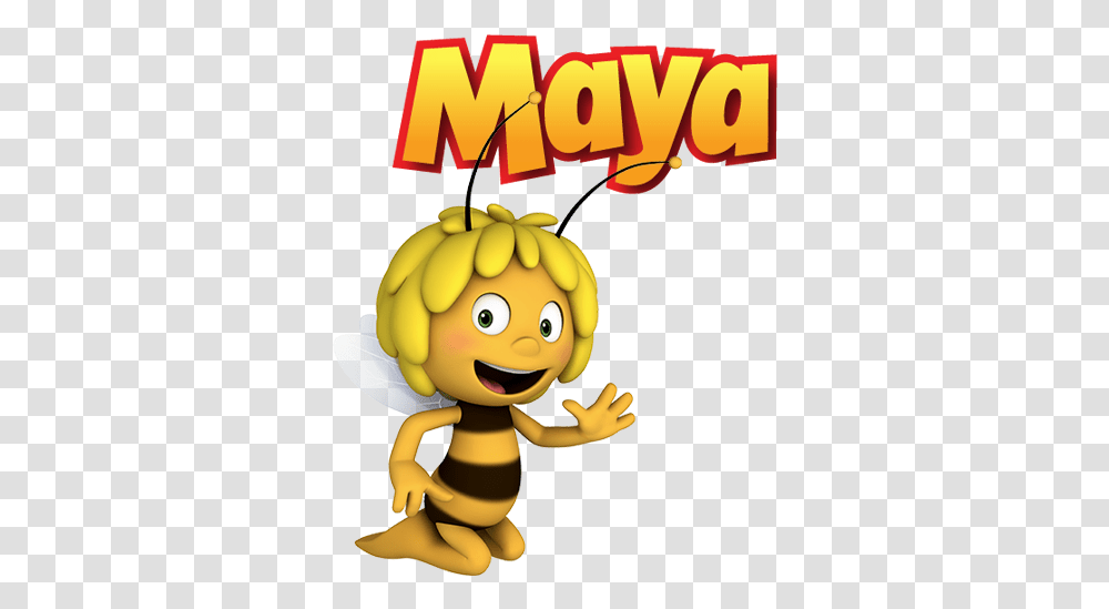 Maya The Bee Logo, Toy, Animal, Invertebrate, Insect Transparent Png