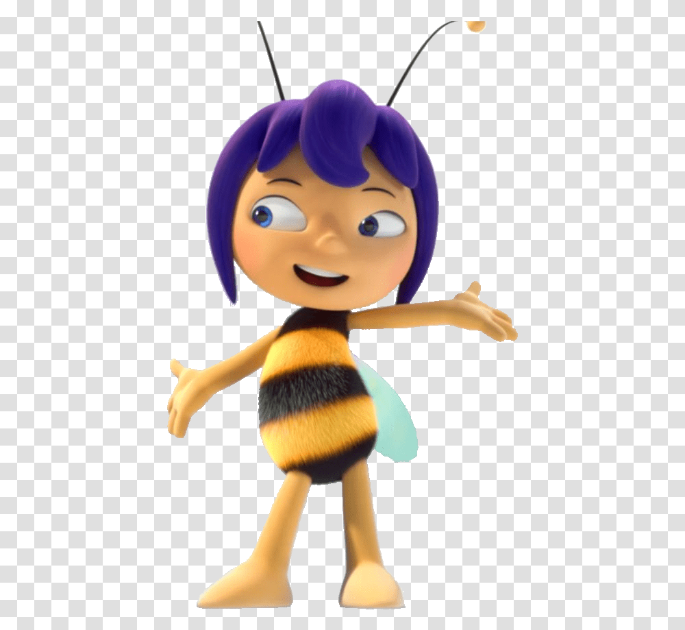 Maya The Bee The Honey Games Violet Violet Maya The Bee, Doll, Toy Transparent Png