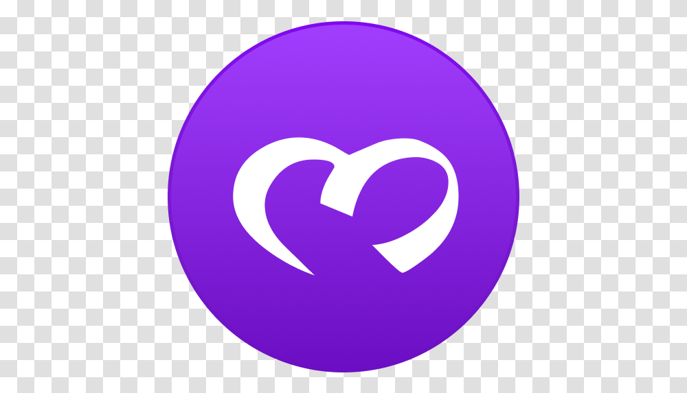 Maya Vertical, Heart, Purple Transparent Png