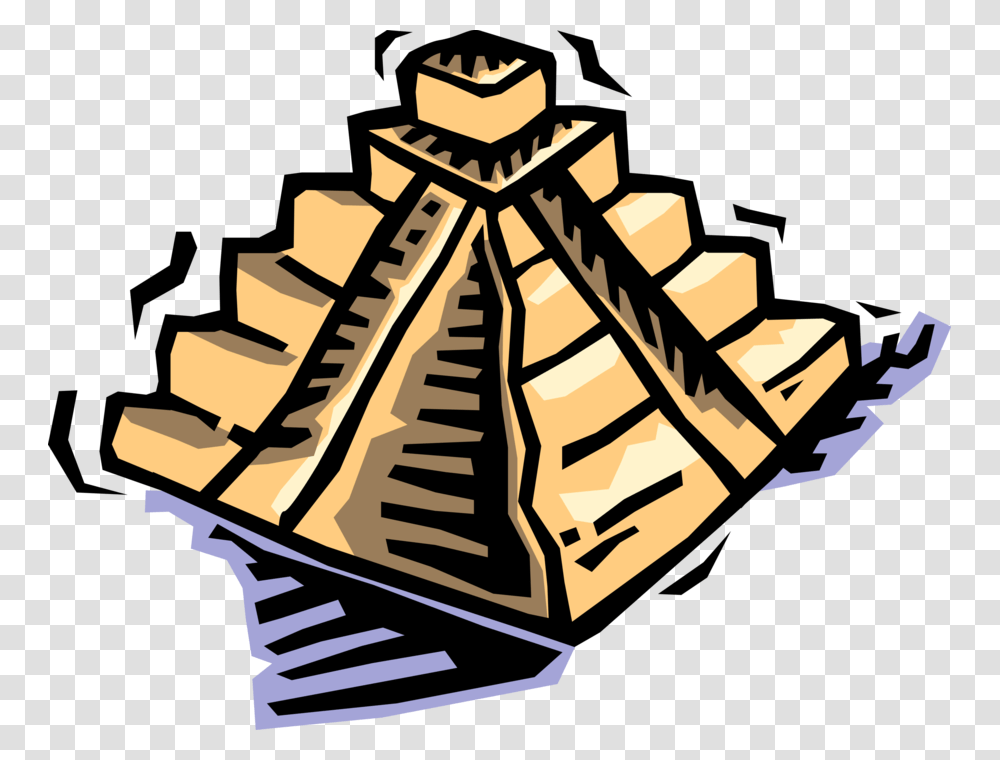 Mayan Aztec Or Inca Pyramid, Cross, Triangle Transparent Png