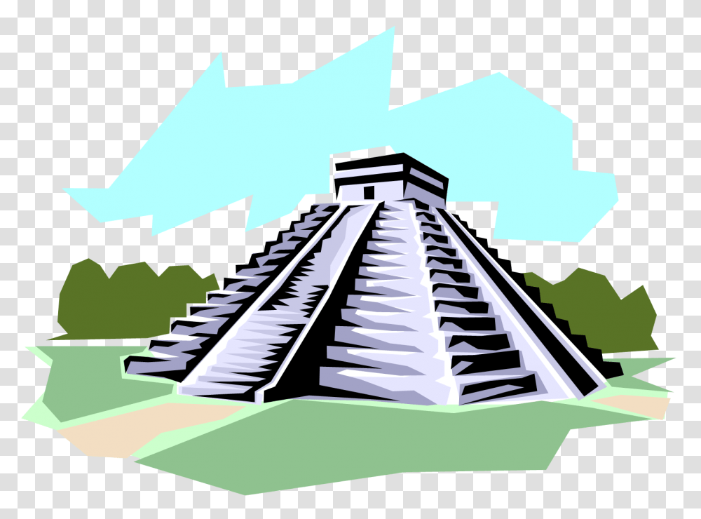 Mayan Ruins Cliparts, Railway, Transportation, Staircase, Outdoors Transparent Png
