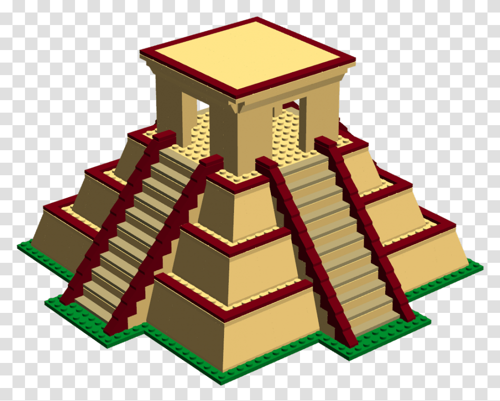 Mayan Temple Illustration, Toy, Sweets, Food, Confectionery Transparent Png
