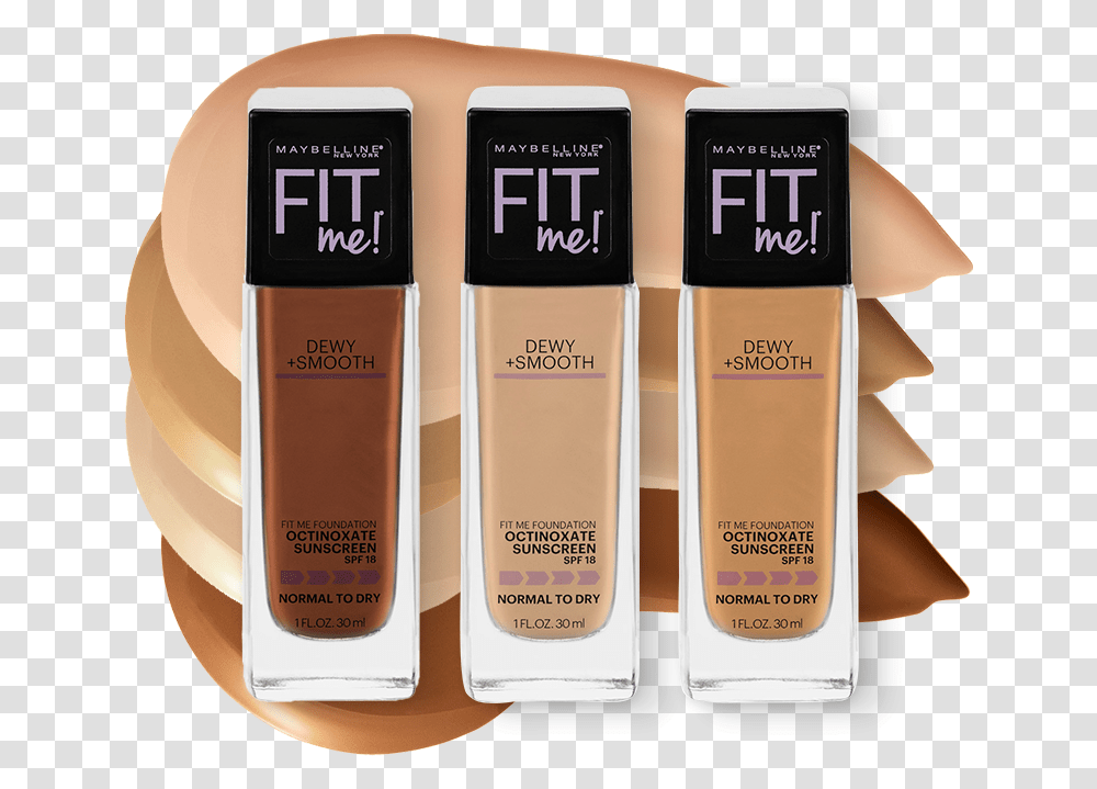 Maybelline Fit Me Dewy Smooth, Cosmetics, Bottle, Perfume, Face Makeup Transparent Png