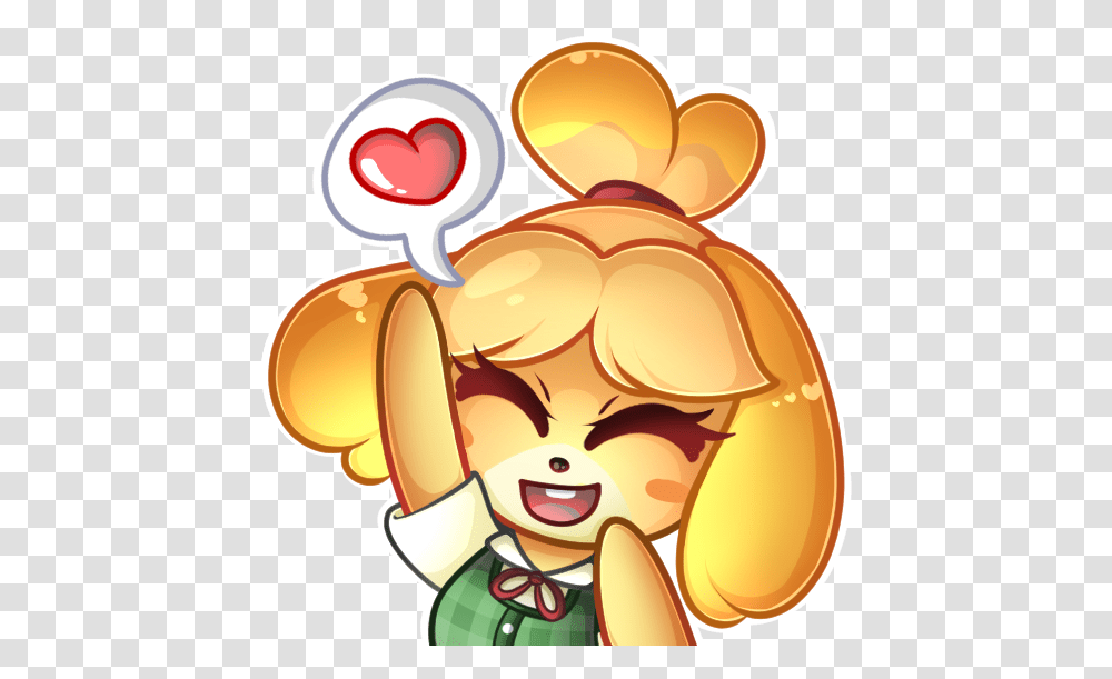 Maychanvstreamer Isabelle Emote, Food, Bread Transparent Png