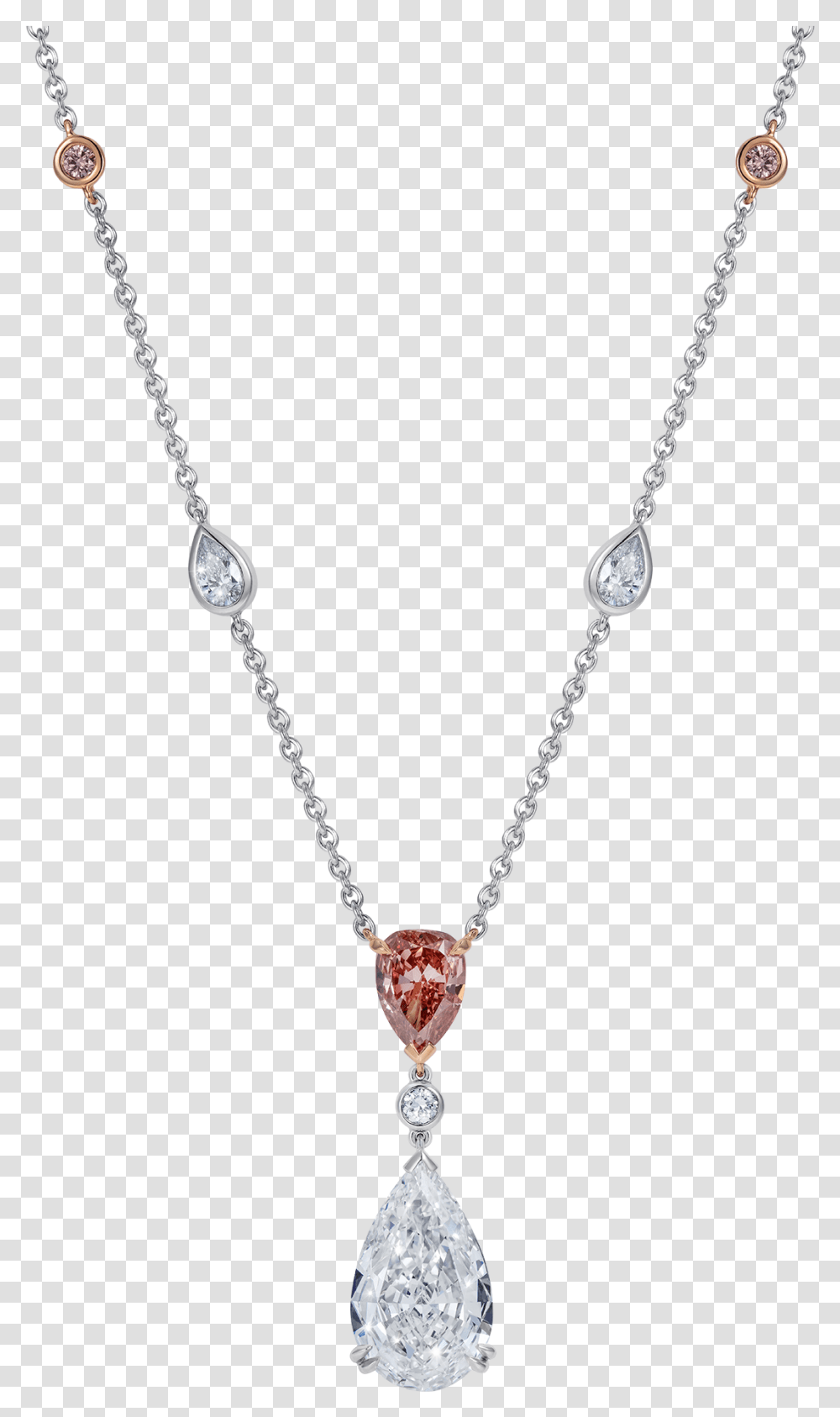 Mayfair Rose Necklace With Argyle Pink And White Diamonds Locket, Jewelry, Accessories, Accessory, Gemstone Transparent Png
