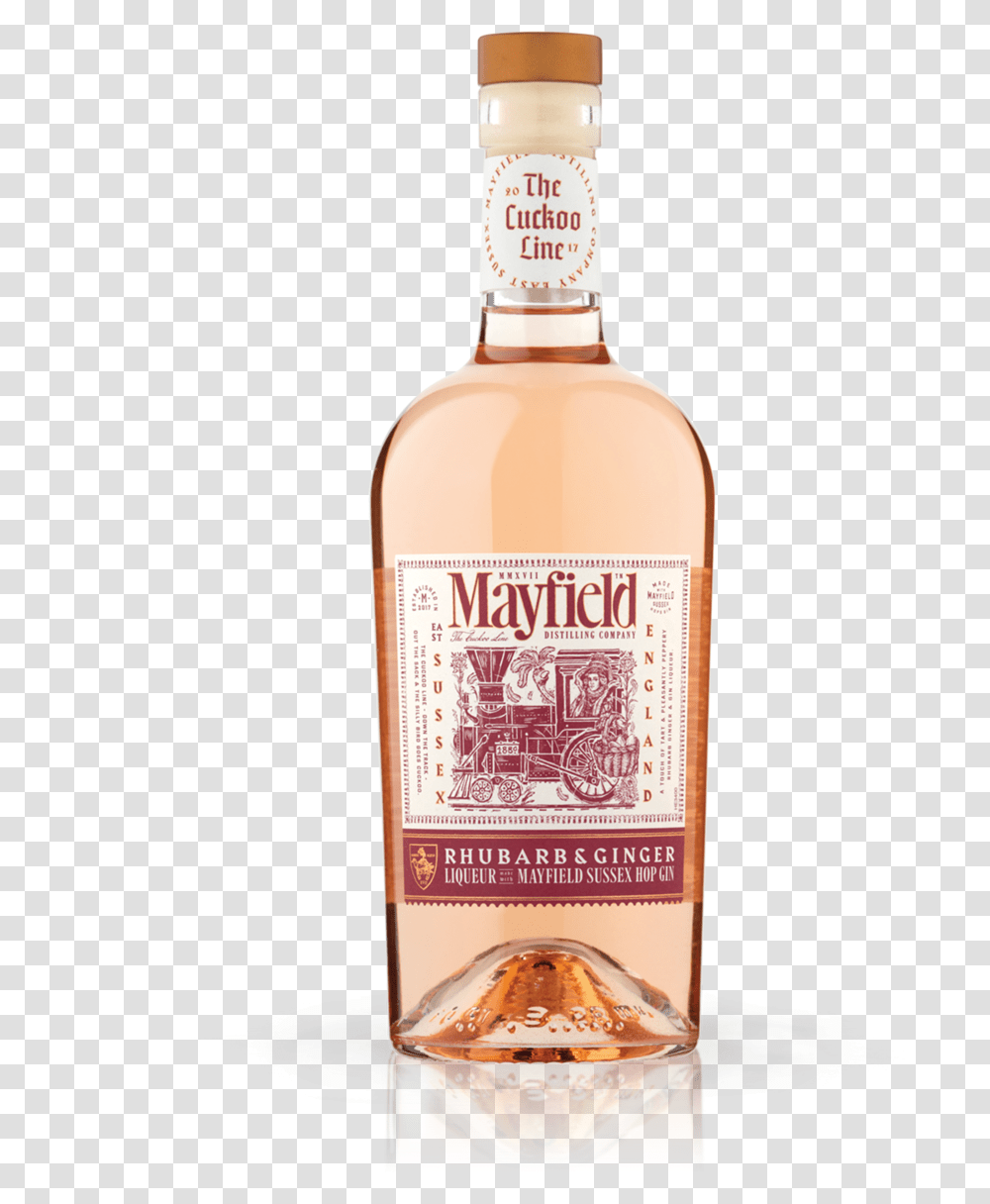 Mayfield Rhubarb Ginger Gin Liqueur Packshot Mayfield Sussex Hop Gin, Liquor, Alcohol, Beverage, Drink Transparent Png