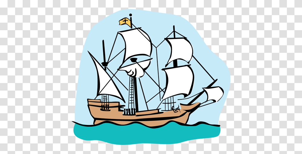 Mayflower Clipart, Vehicle, Transportation, Ship, Boat Transparent Png