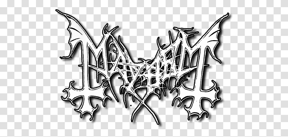 Mayhem Mayhem Logo White, Symbol, Batman Logo, Stencil Transparent Png