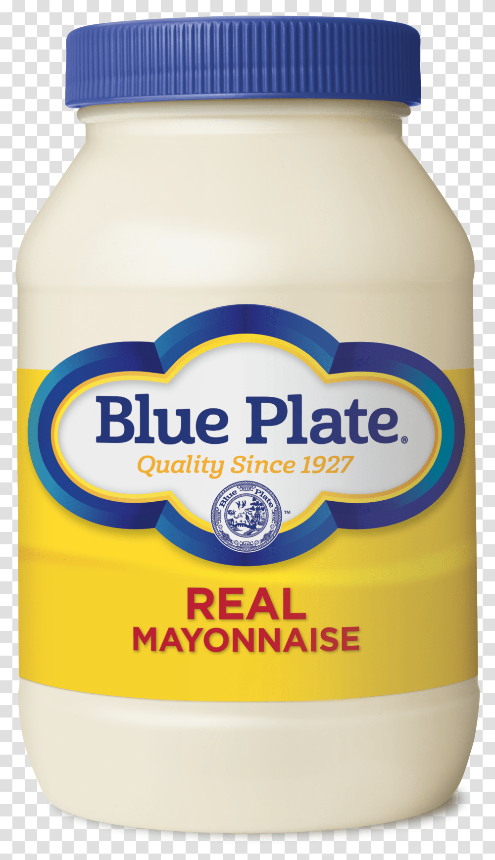 Mayonnaise Blue Plate Real Mayonnaise, Food Transparent Png
