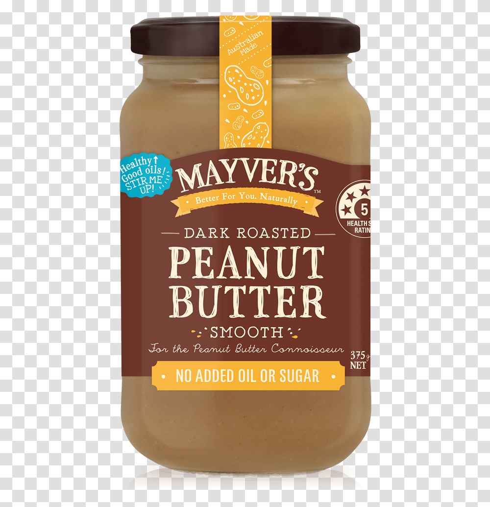 Mayvers Peanut Butter Dark Roasted Smooth, Poster, Advertisement, Flyer, Paper Transparent Png