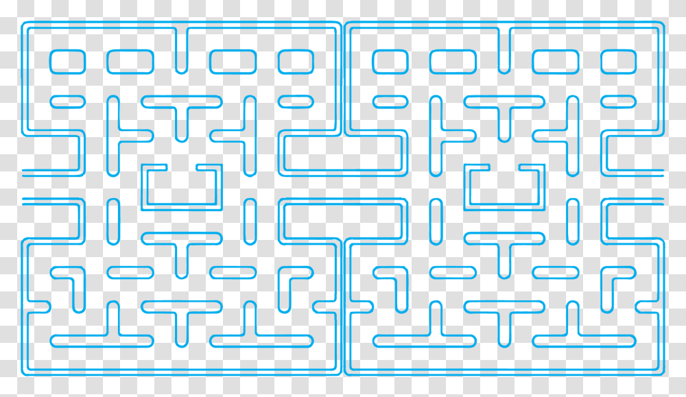 Maze Clipart Pacman Pacman Maze, Pac Man, Pattern Transparent Png