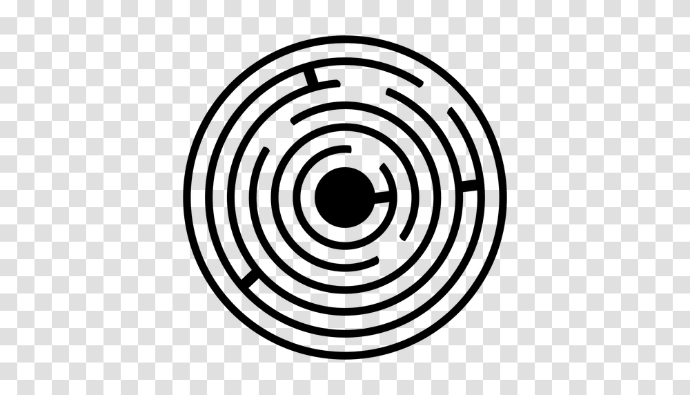 Maze Crop Circle Illustration, Spiral, Coil, Rug, Shooting Range Transparent Png