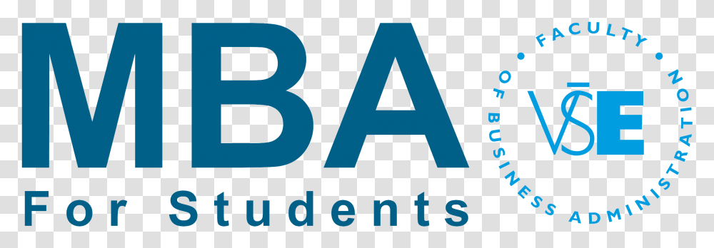 Mba For Students Dark Blue Bold Ve, Alphabet, Number Transparent Png