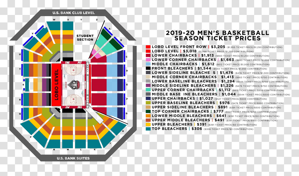 Mbb Season Tickets Lobo Tickets Dreamstyle Arena Seating Chart, Lighting, Stained Glass, Scoreboard Transparent Png