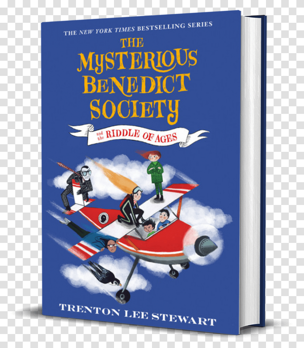Mbs Book 4 Bookshot Mysterious Benedict Society And The Riddle, Advertisement, Poster, Person, Flyer Transparent Png