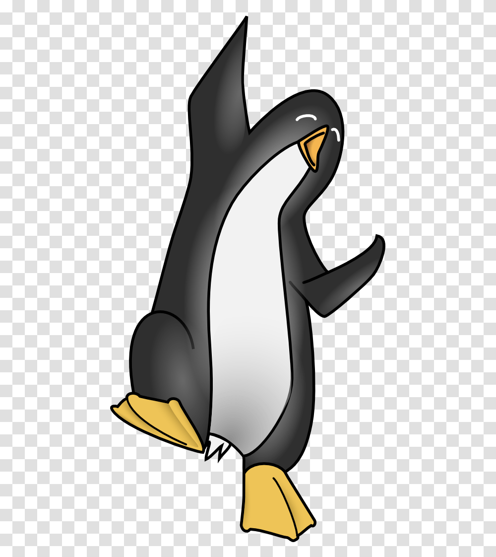 Mbtwms Penguin Linux Art 555px Penguin Dancing, Axe, Tool, Bird, Animal Transparent Png