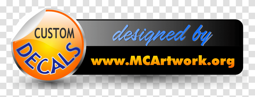Mc Artwork Decals Orange, Logo, Trademark Transparent Png
