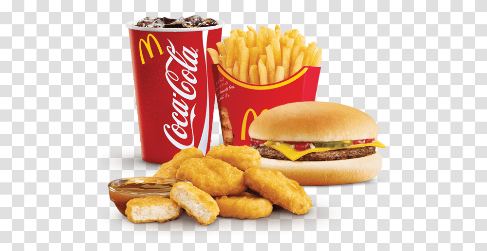Mc Donalds Coca Cola, Burger, Food, Fries, Fried Chicken Transparent Png