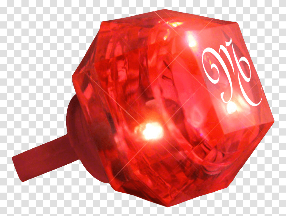 Mc Logo Red Blinky Ring Tabletop Game, Lamp Transparent Png