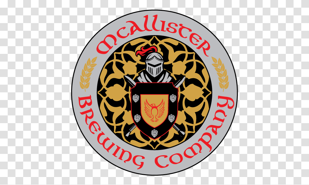 Mcallister S Brewery, Armor, Logo, Trademark Transparent Png