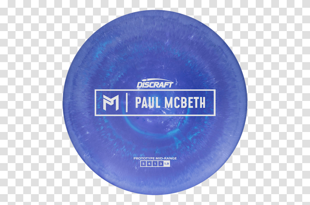 Mcbeth 5x World Champion Discraft Prototype Midrange Circle, Toy, Frisbee Transparent Png