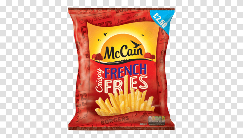 Mccain S French Fries Mccain Crispy French Fries, Food, Plant, Bacon, Pork Transparent Png
