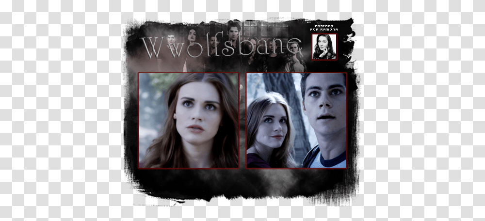 Mccall Pack Wwolfsbane - Likes Askfm Hair Design, Face, Person, Collage, Poster Transparent Png