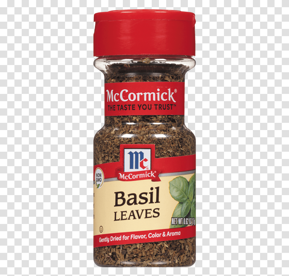 Mccormick Basil Spice Label, Plant, Food, Produce, Mustard Transparent Png