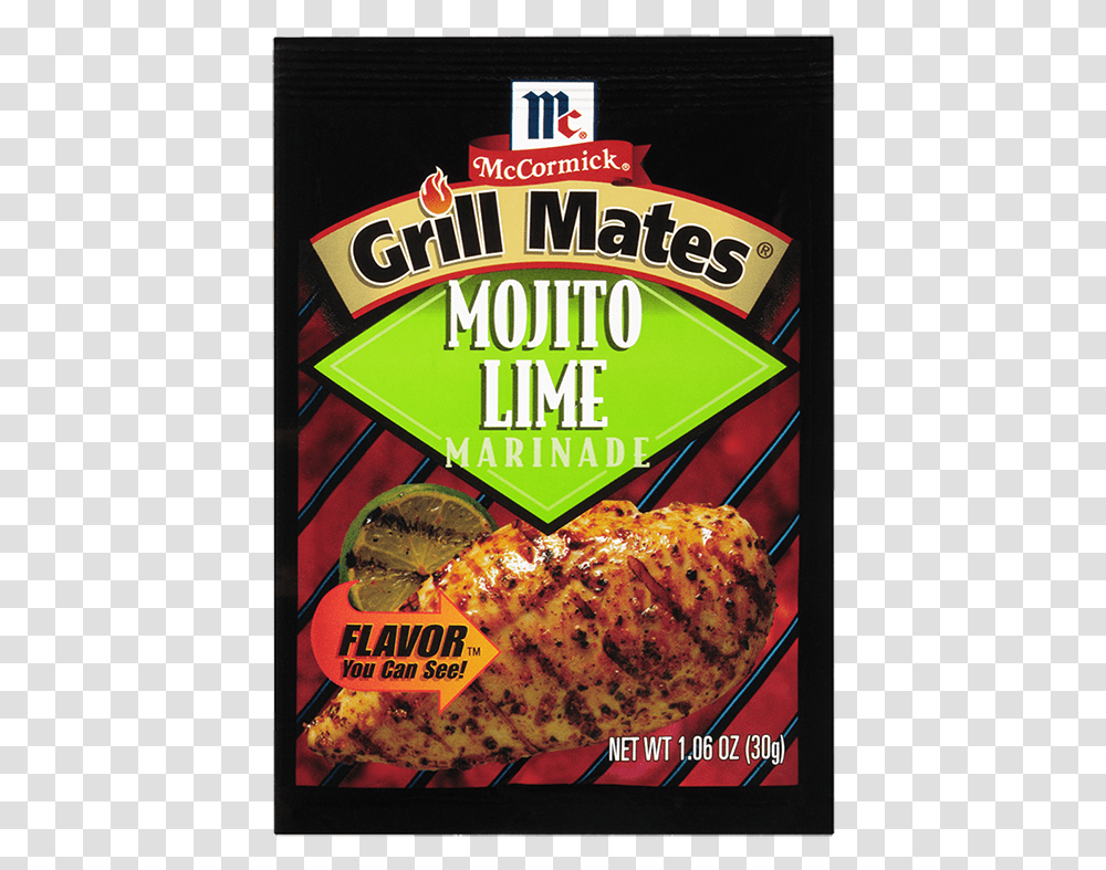 Mccormick Grill Mates Mojito Lime Marinade Mccormick Mojito Lime, Advertisement, Poster, Flyer, Paper Transparent Png