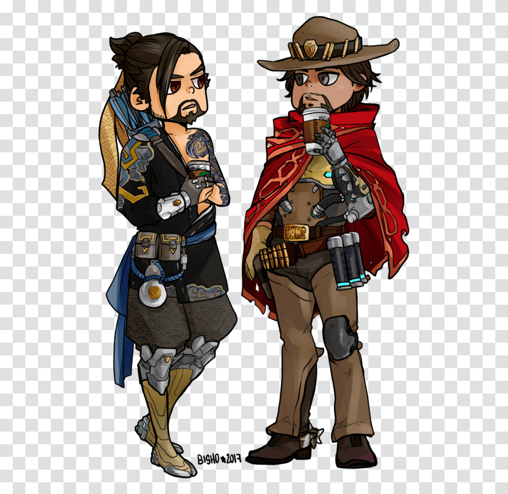 Mccree Mccree Overwatch Jpg Freeuse Download Overwatch Figuren Hanzo, Hat, Clothing, Person, Costume Transparent Png