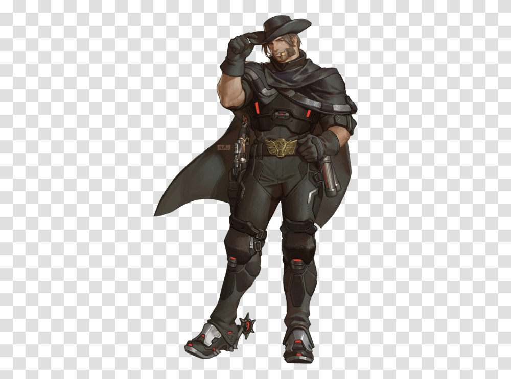 Mccree Mccree, Person, Human, Armor, Hat Transparent Png