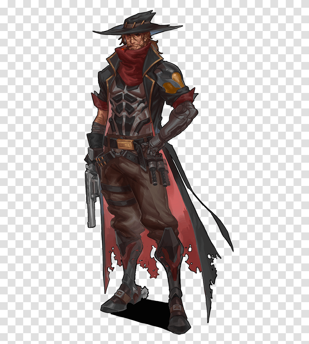 Mccree Overwatch Monster Hunter, Person, Human, Knight Transparent Png