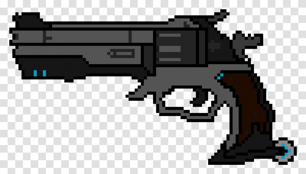 Mccree S Gun Mccree's Gun Pixel Art, Weapon, Weaponry, Bumper, Vehicle Transparent Png