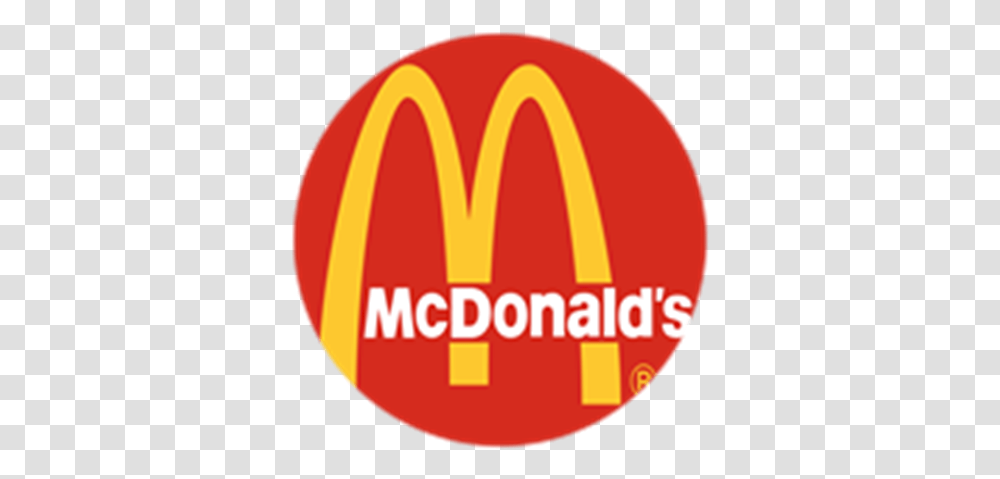 Mcdonalds 90slogosvg Roblox Logo De Mcdonald Circular, Symbol, Trademark, First Aid, Baseball Cap Transparent Png
