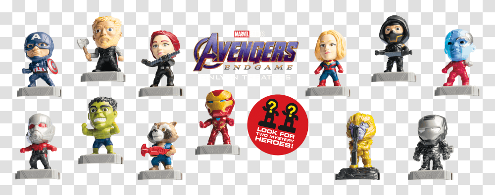 Mcdonalds Avengers Happy Meal Toy, Figurine, Person, Human, Doll Transparent Png