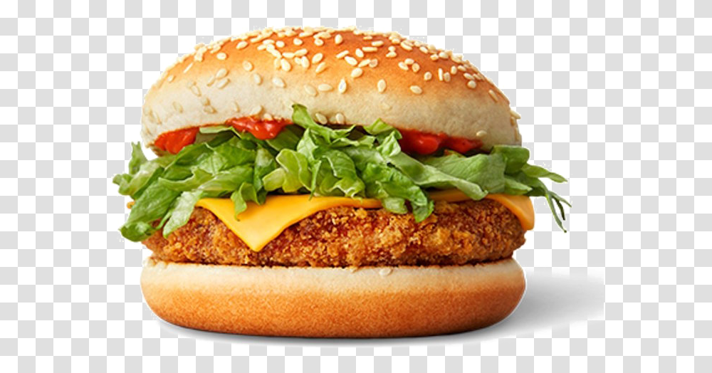 Mcdonalds Burger Background Image Veggie Mcspice, Food, Hot Dog, Plant, Produce Transparent Png