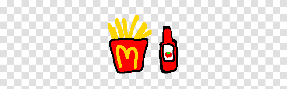 Mcdonalds French Fries And Ketchup Drawing, Food, Dynamite, Bomb, Weapon Transparent Png
