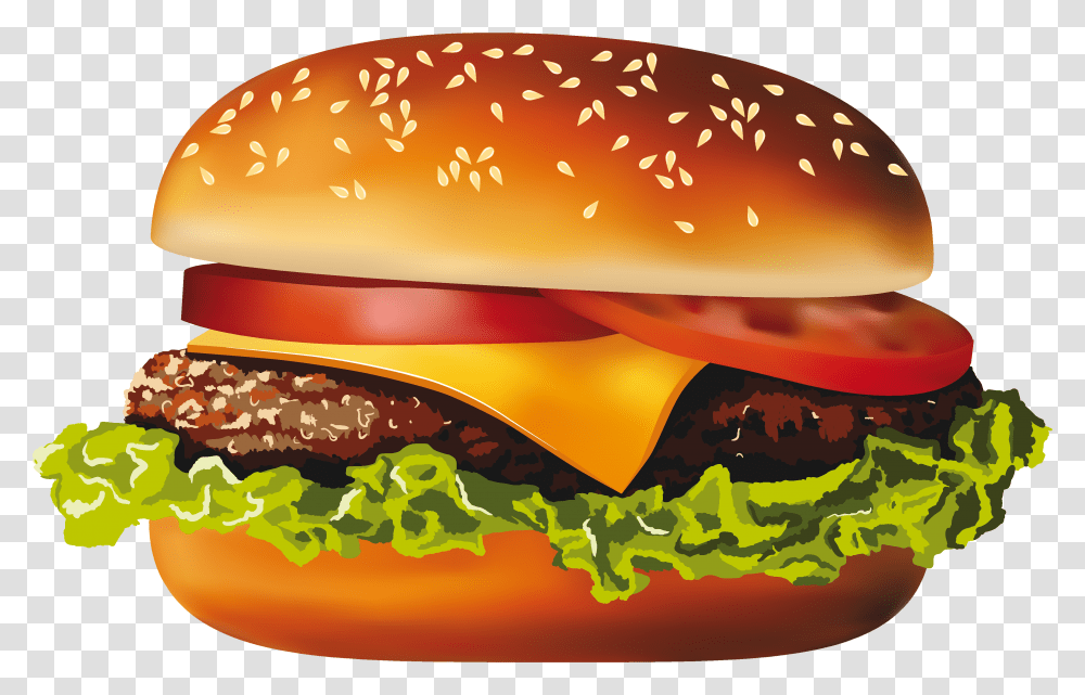 Mcdonalds Hamburger Hot Dog Background Burger, Food, Birthday Cake, Dessert, Lunch Transparent Png