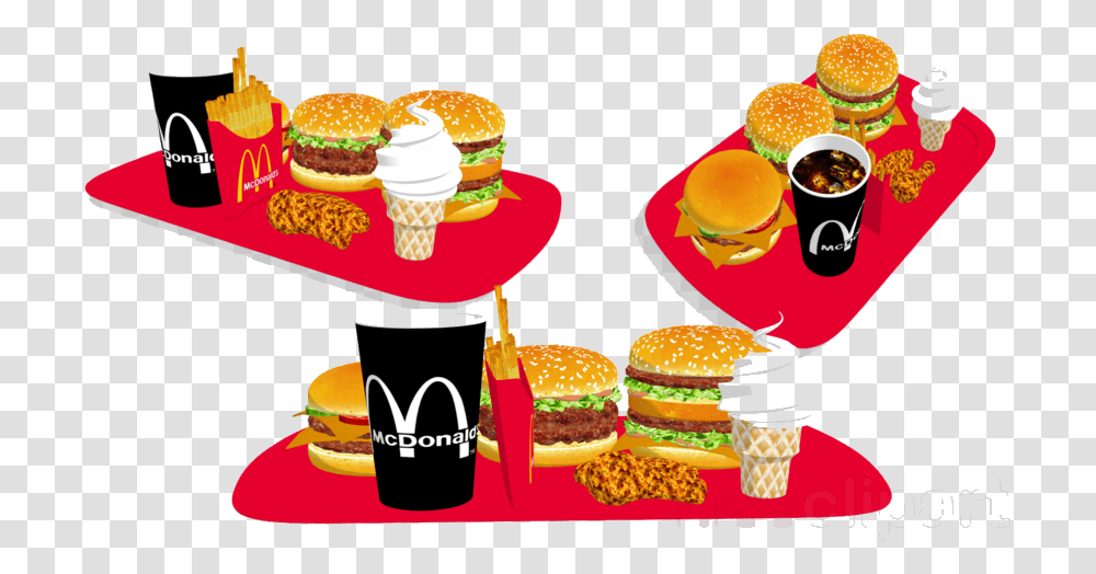 Mcdonalds Hamburger Restaurant Food Image Mcdonalds Food Clip Art, Cream, Dessert, Lunch, Snack Transparent Png