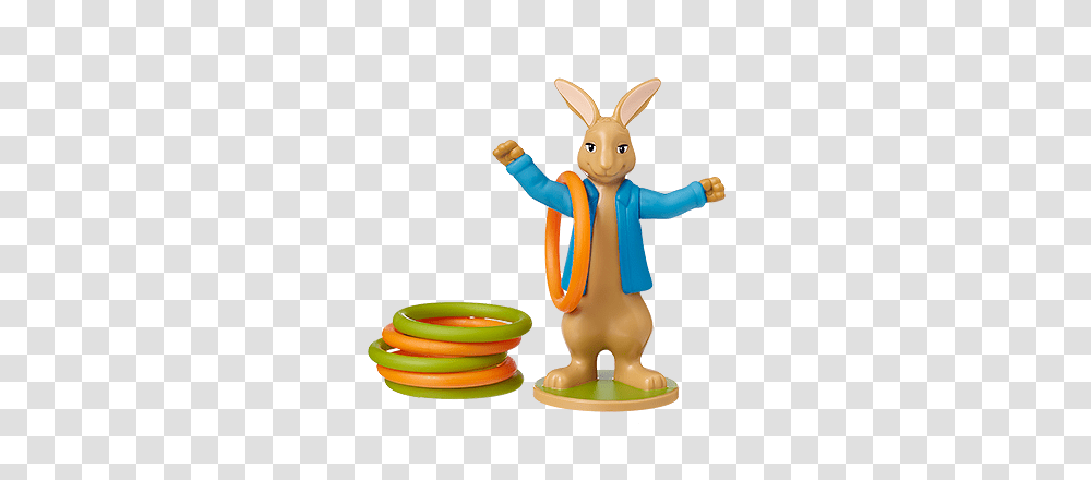 Mcdonalds Happy Meal Toys Peter Rabbit Hoopla Kids Time, Figurine, Plant Transparent Png
