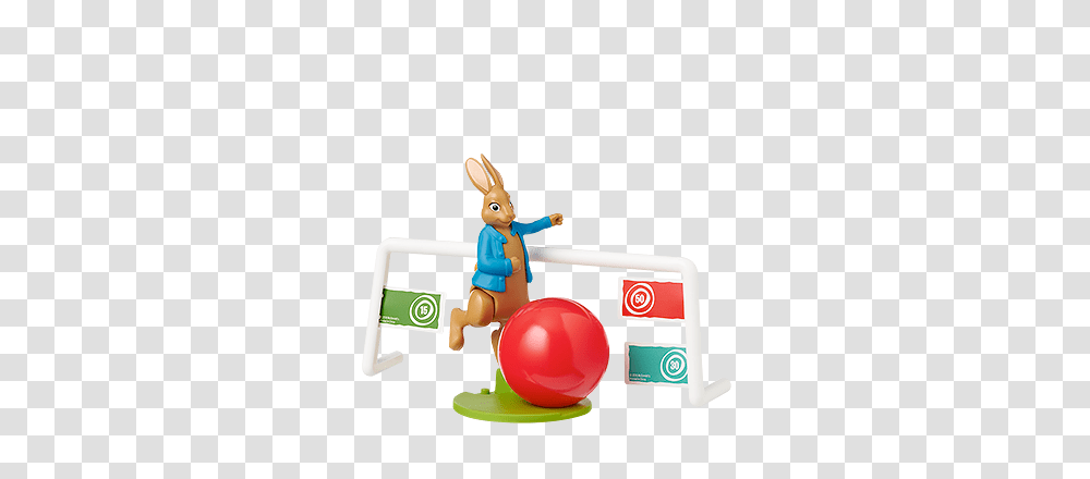Mcdonalds Happy Meal Toys Peter Rabbit Soccer Kids Time, Ball Transparent Png