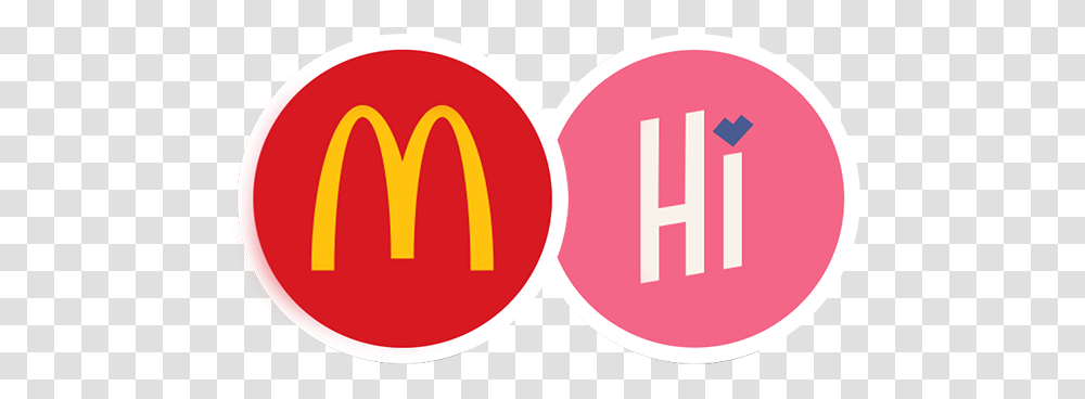 Mcdonalds Logo In Circle Circle, Symbol, Trademark, Text, Label Transparent Png