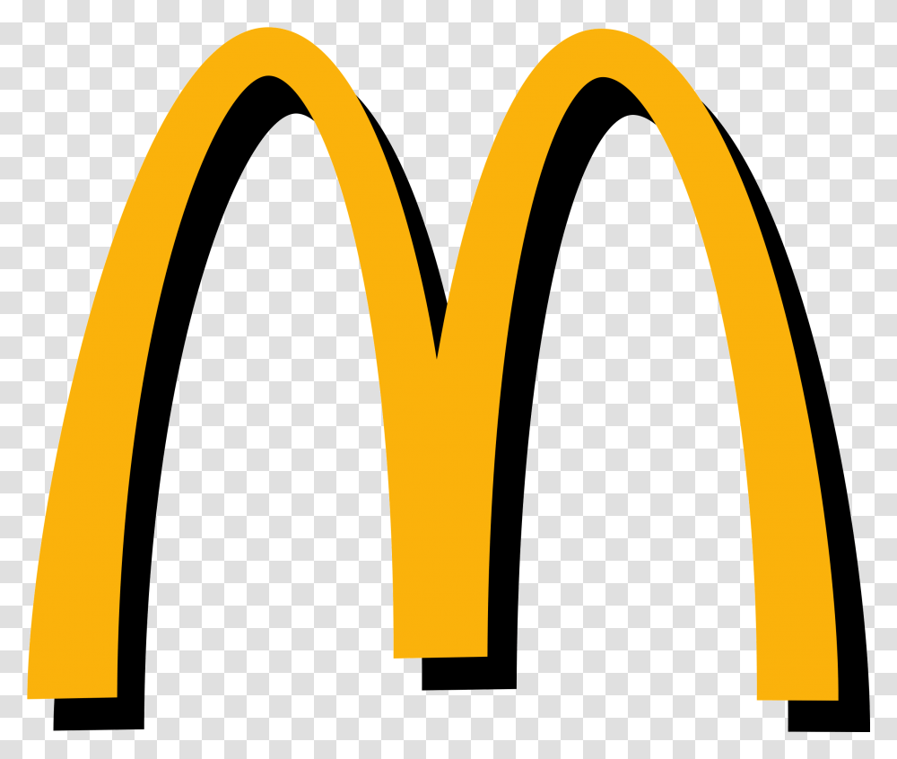 Mcdonalds Logo Mc Donalds Logo, Symbol, Trademark, Word, Badge Transparent Png