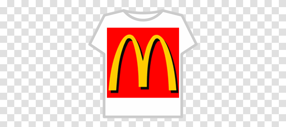 Mcdonalds Logo Roblox Camisetas De Roblox Supreme, Symbol, Trademark, Clothing, Apparel Transparent Png