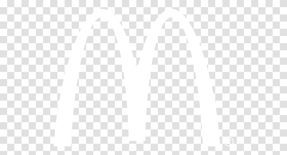 Mcdonalds Logo White Image Mcdonalds Logo Black Background, Symbol, Trademark Transparent Png